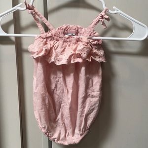 6-12 month old navy romper